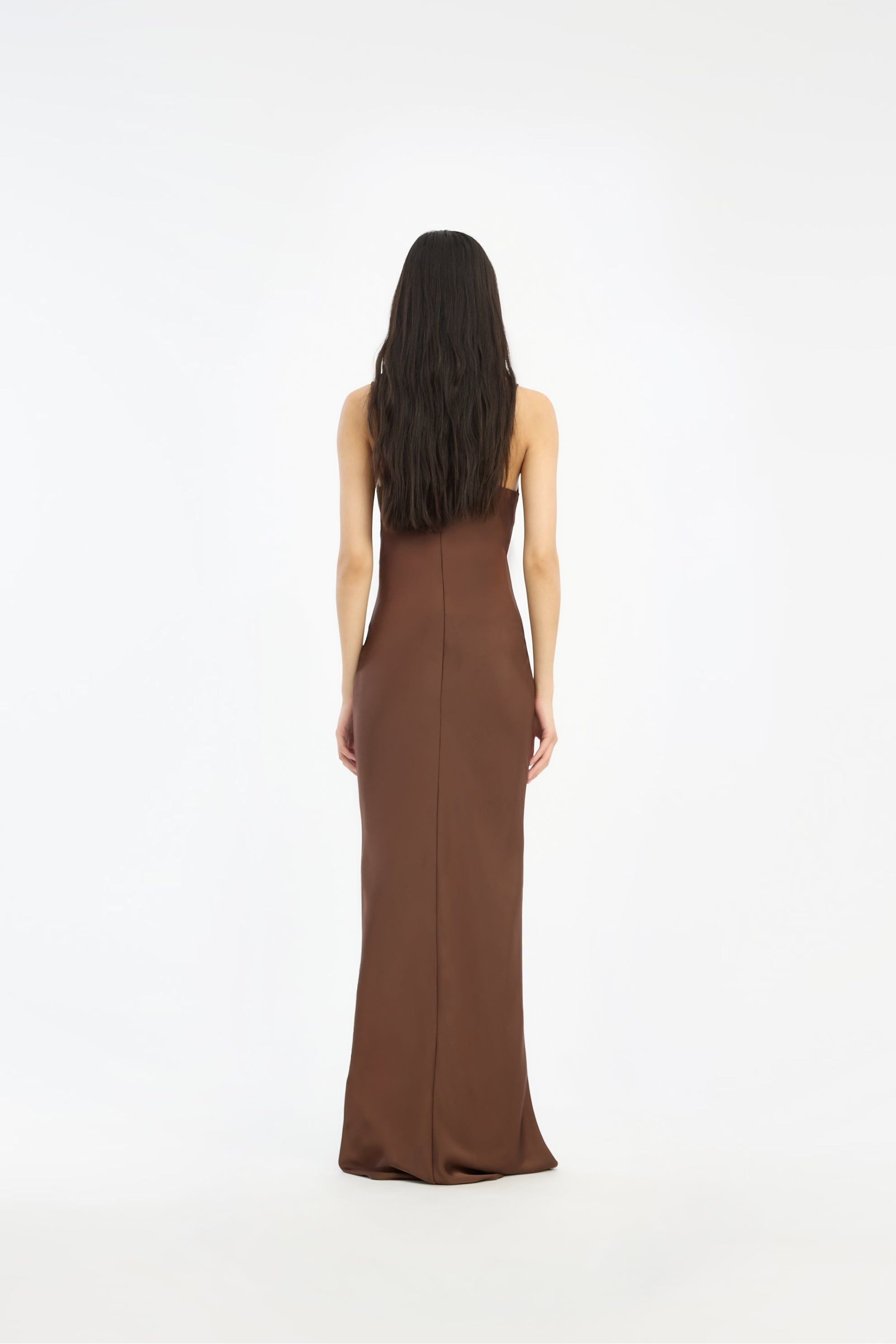 Satin Maxi Slip Dress ROTATE Birger Christensen