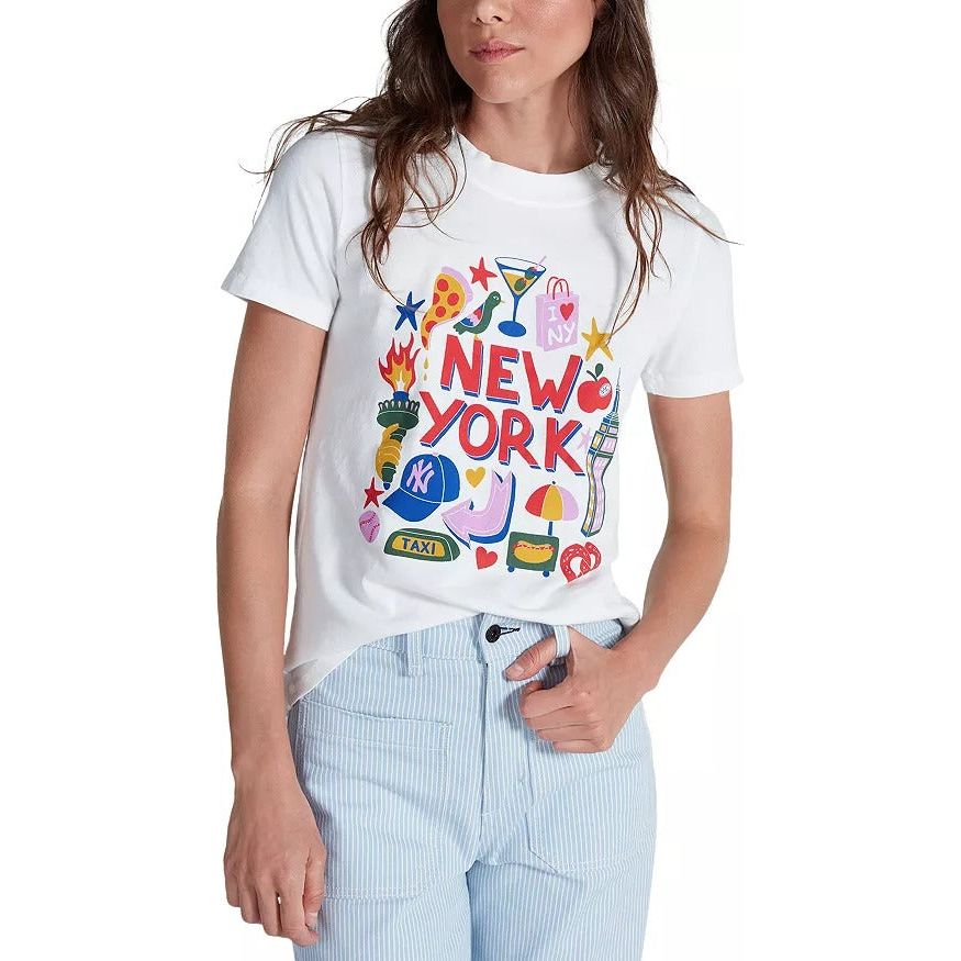 ASKK NY New York Graphic Tee White