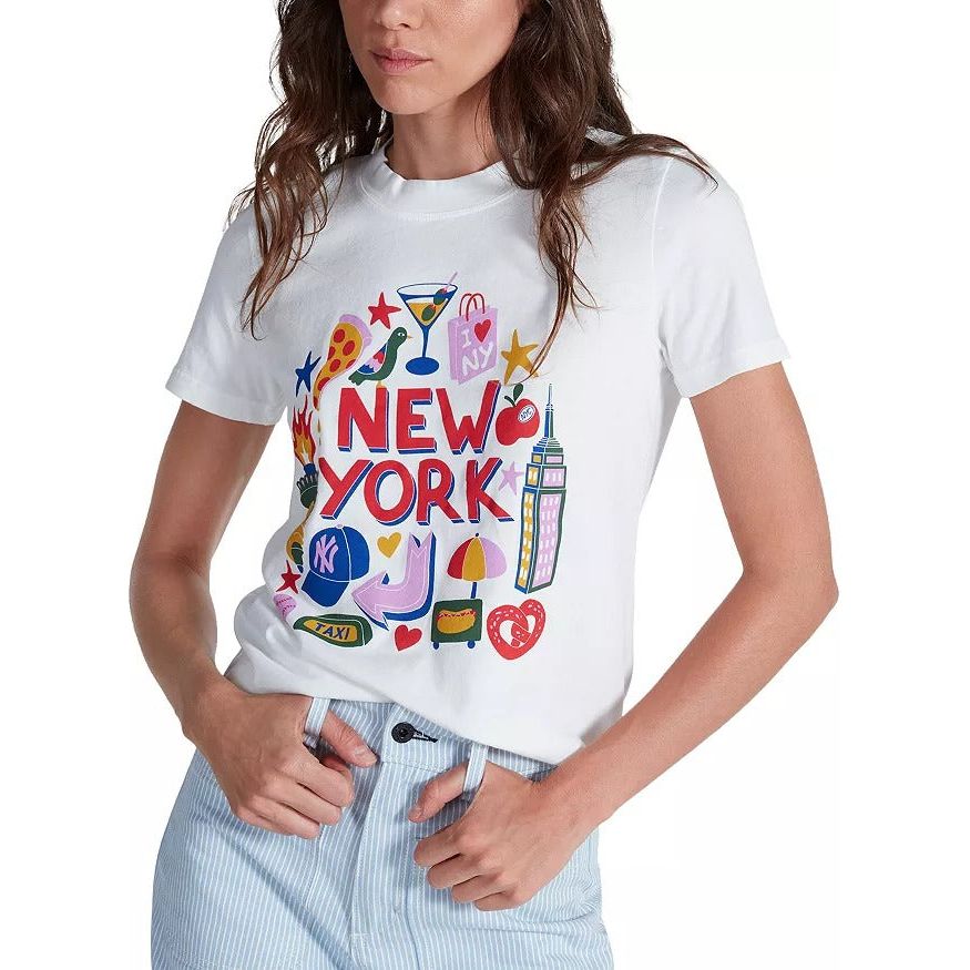 ASKK NY New York Graphic Tee White