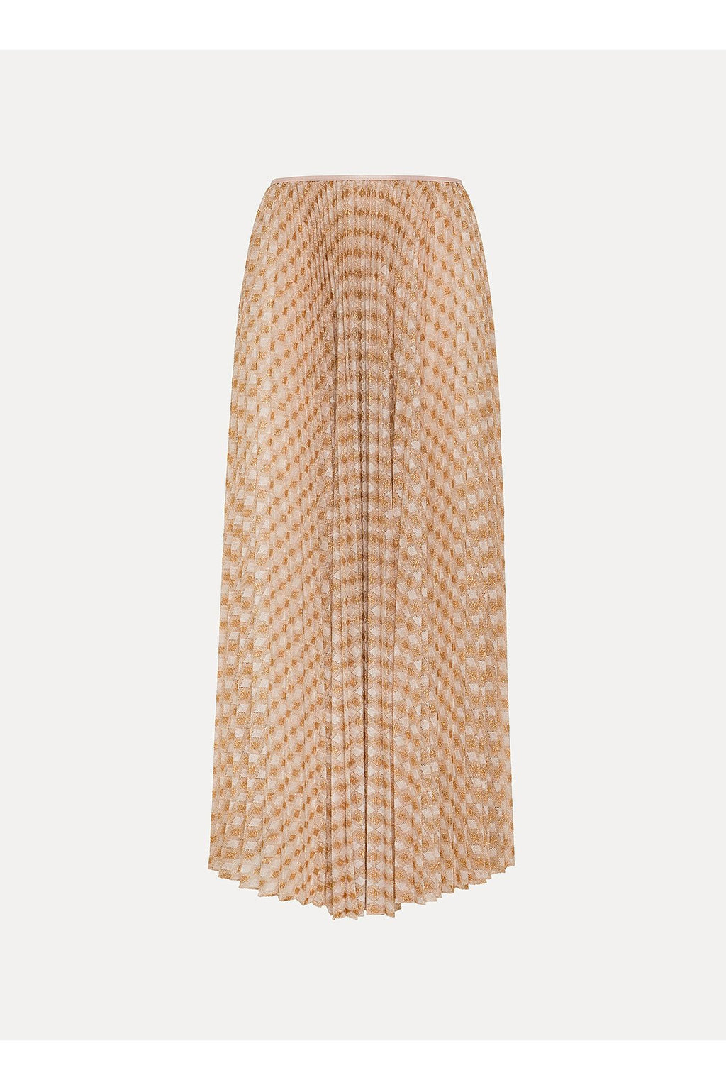 Pleated skirt in diamond jersey forte_forte