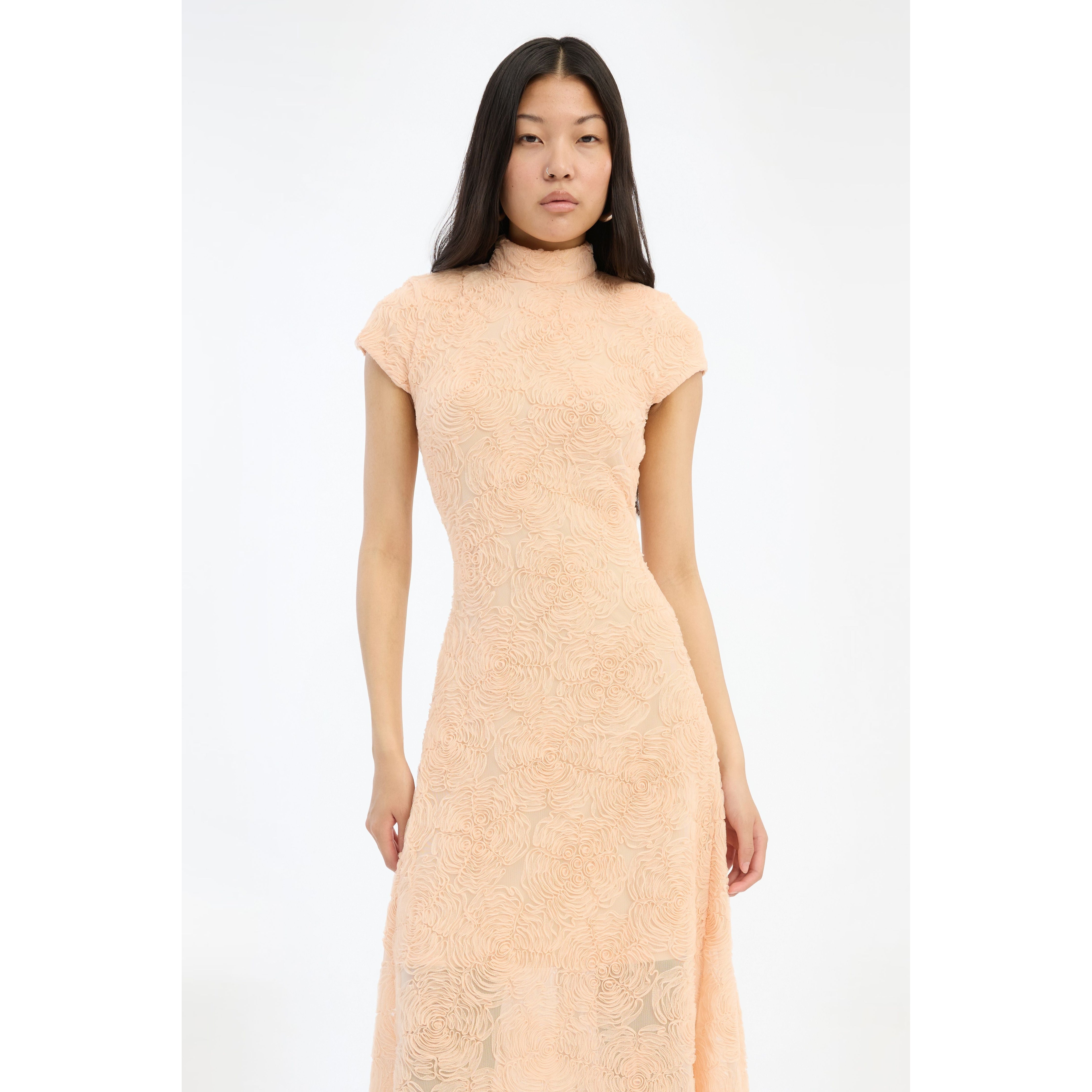 Mesh Capsleeve Maxi Dress ROTATE Birger Christensen