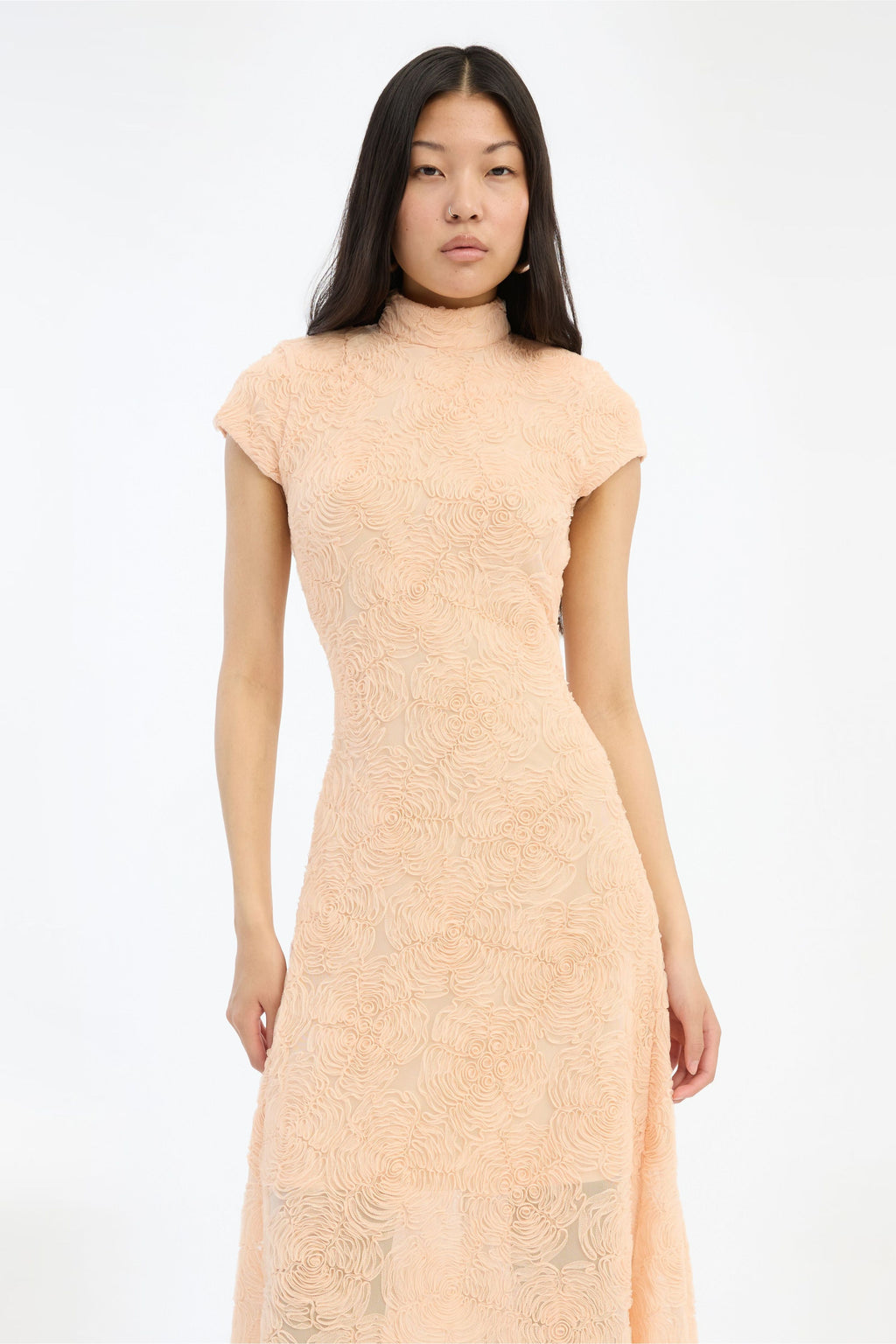 Mesh Capsleeve Maxi Dress ROTATE Birger Christensen