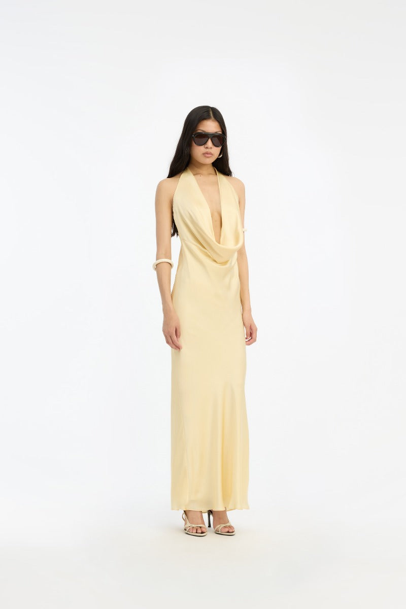 Chiffon Halter Dress ROTATE Birger Christensen