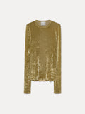 flocked stretch tulle t-shirt by forte_forte