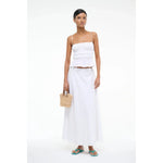 White Smoke Staud Axel Skirt White