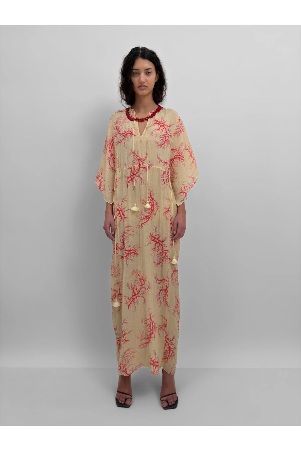 The Begonia maxi dress in Seaweed Rodebjer