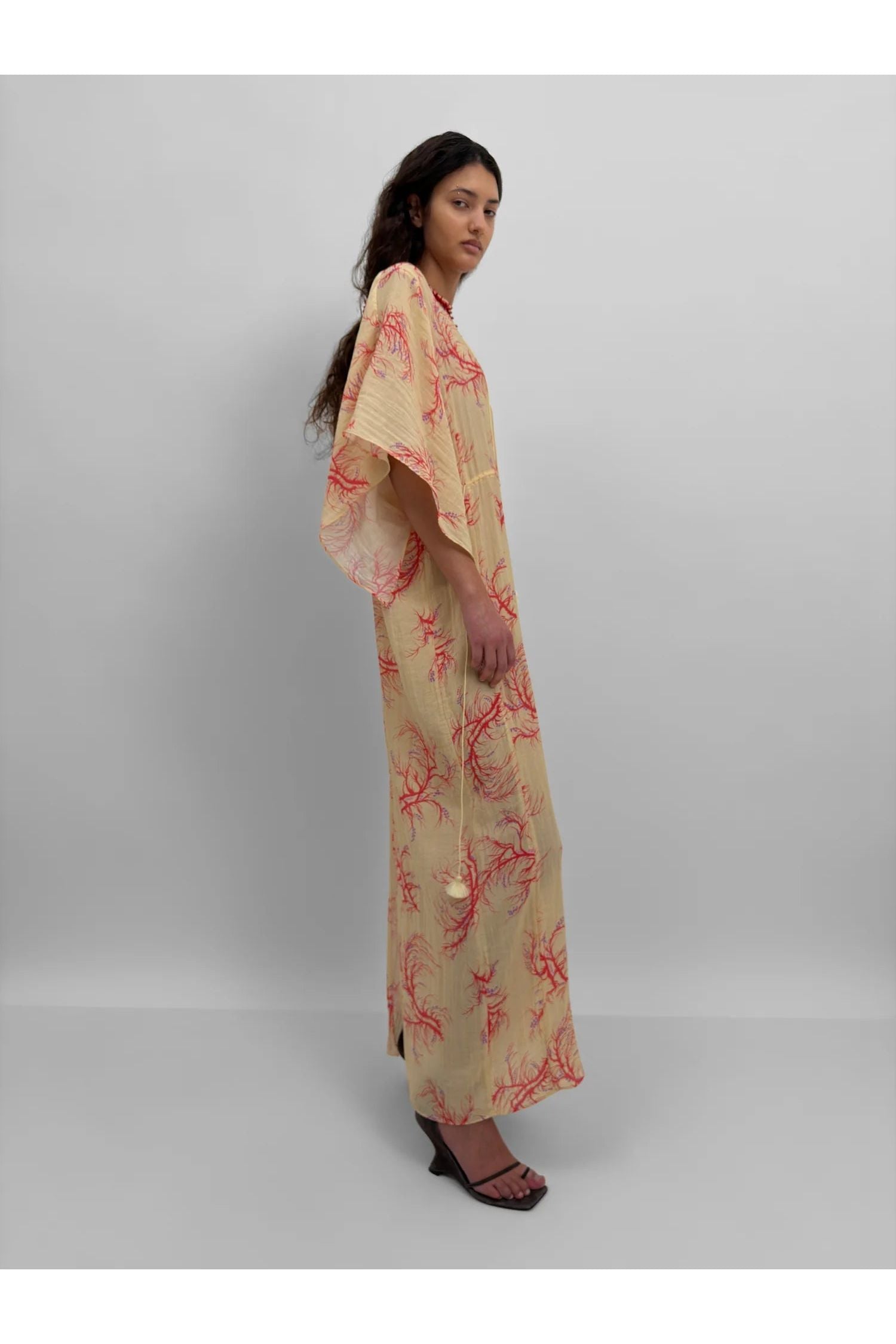 The Begonia maxi dress in Seaweed Rodebjer