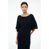 Amelie Sweater Dress Black Staud