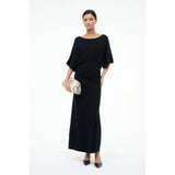 Amelie Sweater Dress Black Staud