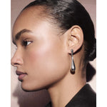 Glacier Teardrop Earrings Silver PDPAOLA