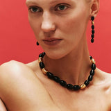 Clementine Necklace (Black/Gold) Heaven Mayhem
