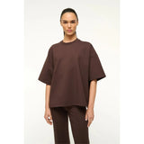 Staud Capsule Top Dark Chocolate