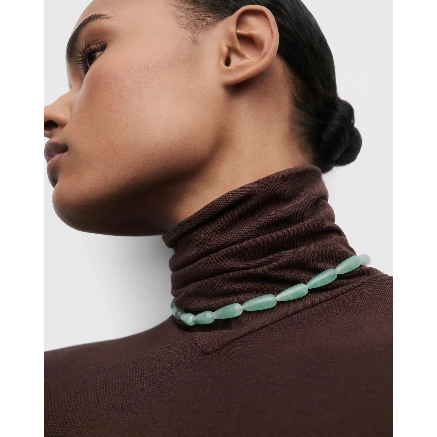 Green Aventurine Drop Necklace PDPAOLA