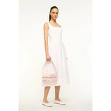 Staud Tommy Bag in Ivory Cherry Blossom Toile