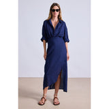 Apiece Apart Alessandra Sarong Shirt Dress