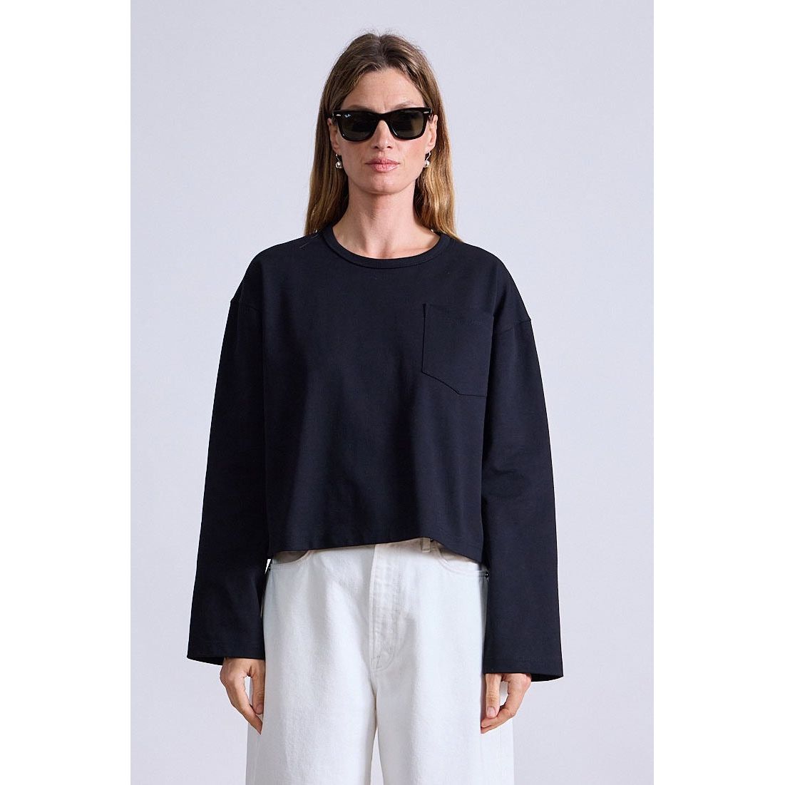 Apiece Apart Boxy Tee Black