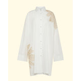 Forte Forte Botanical Flower Popline Over Shirt Giglio
