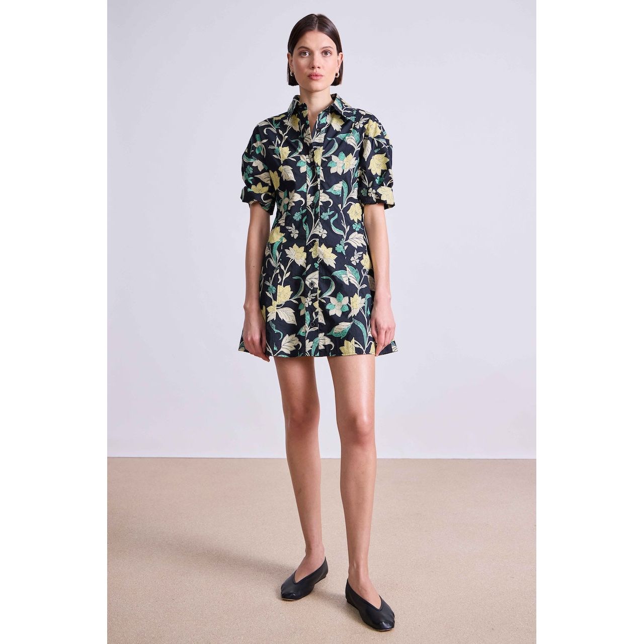 Light Gray Luz Mini Essa Floral Citron