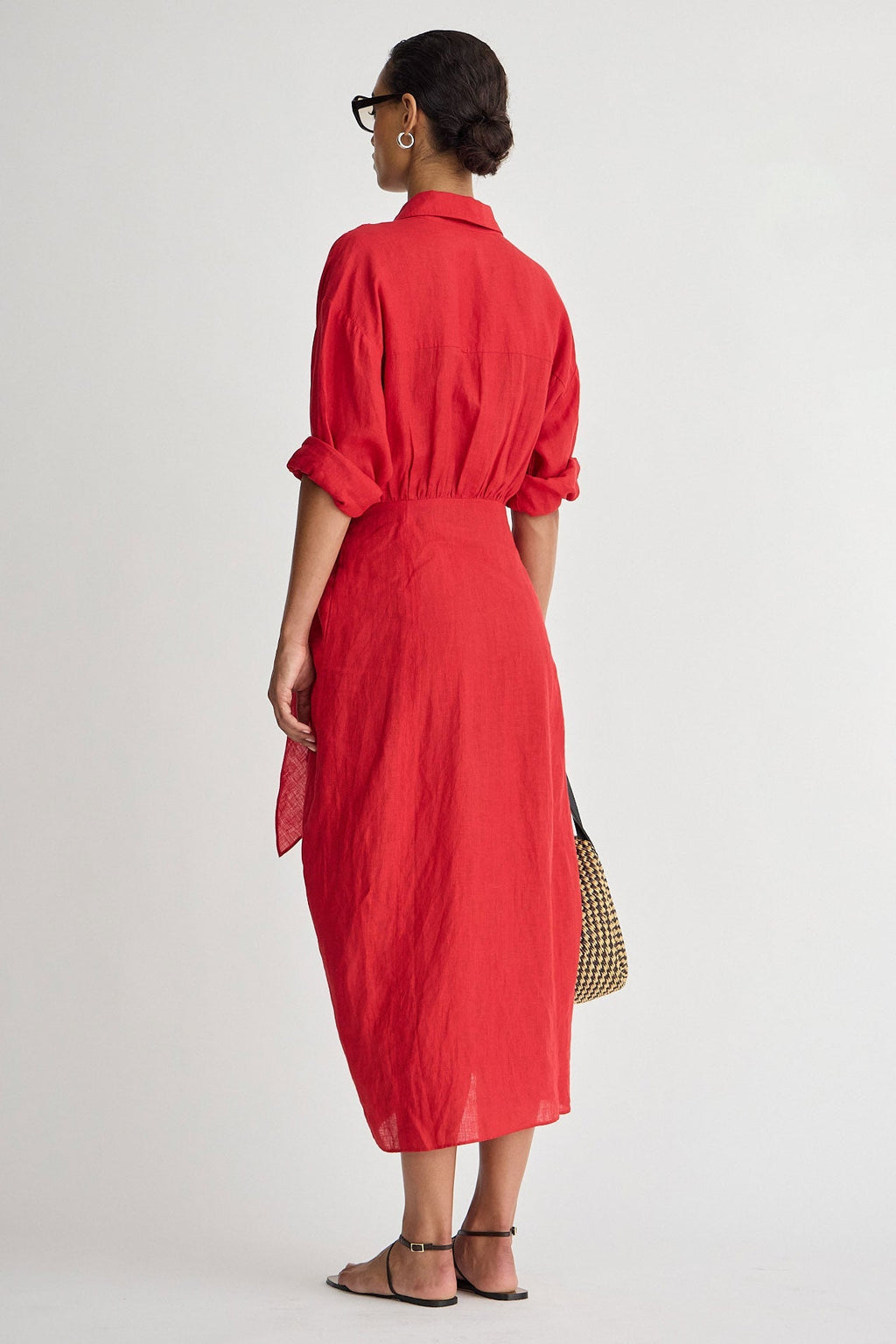 Alessandra Sarong Shirt Dress (Copy) Apiece Apart