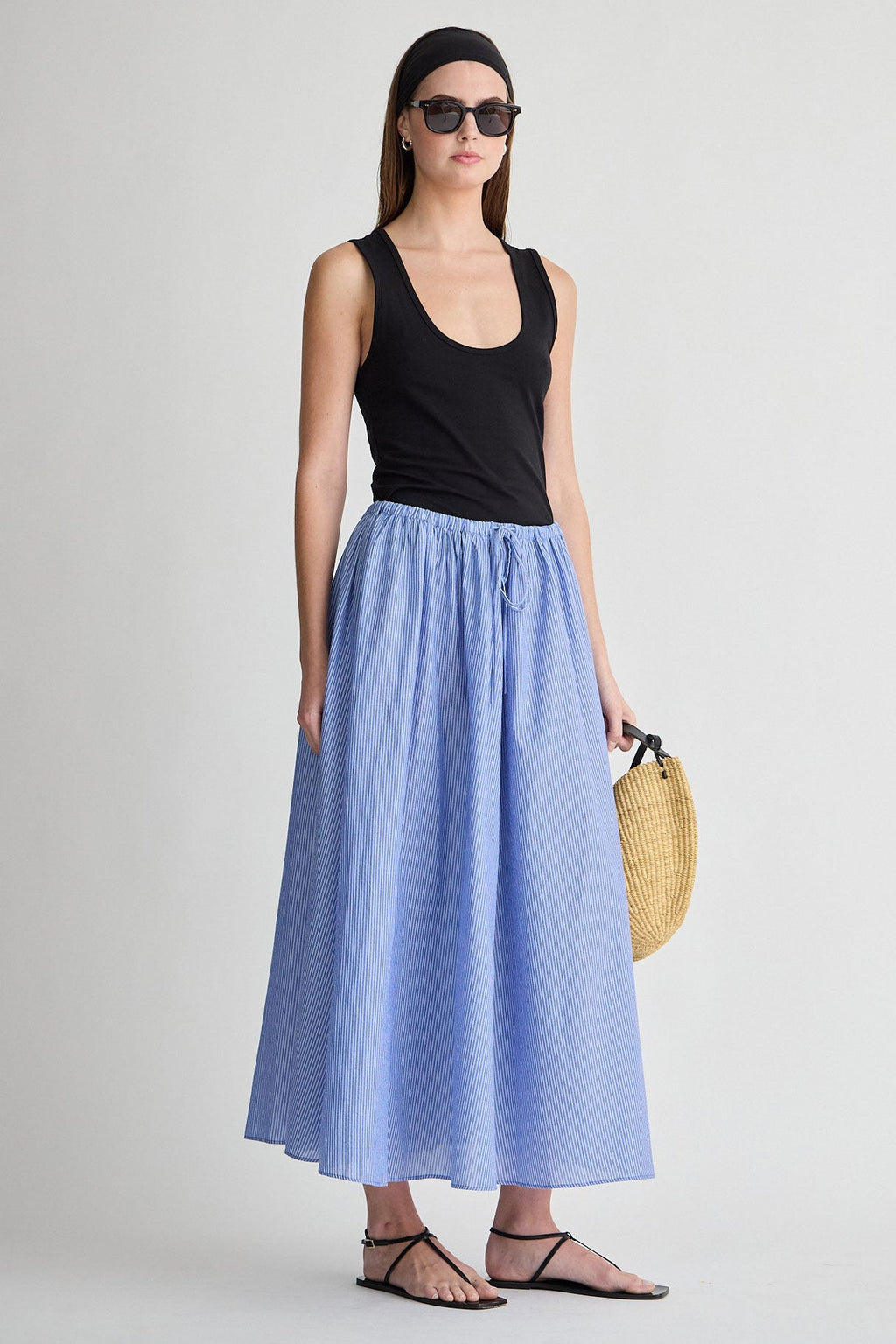 HANNE TIE MAXI SKIRT Apiece Apart