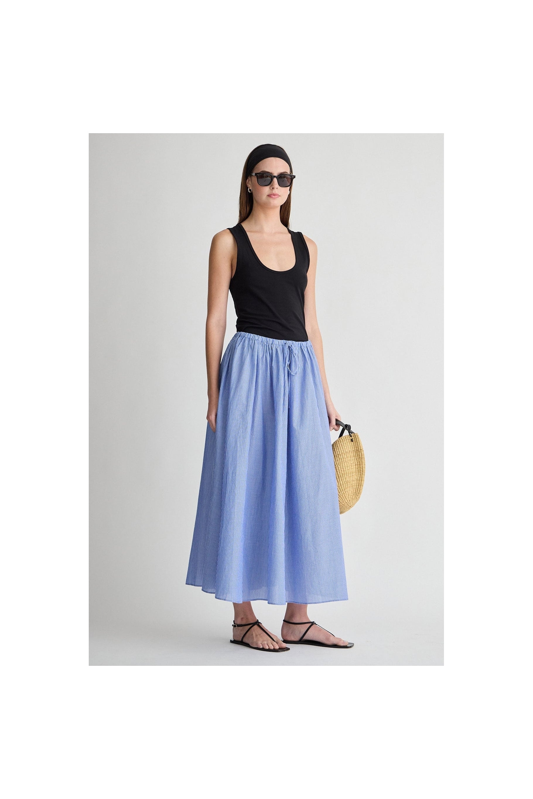 HANNE TIE MAXI SKIRT Apiece Apart