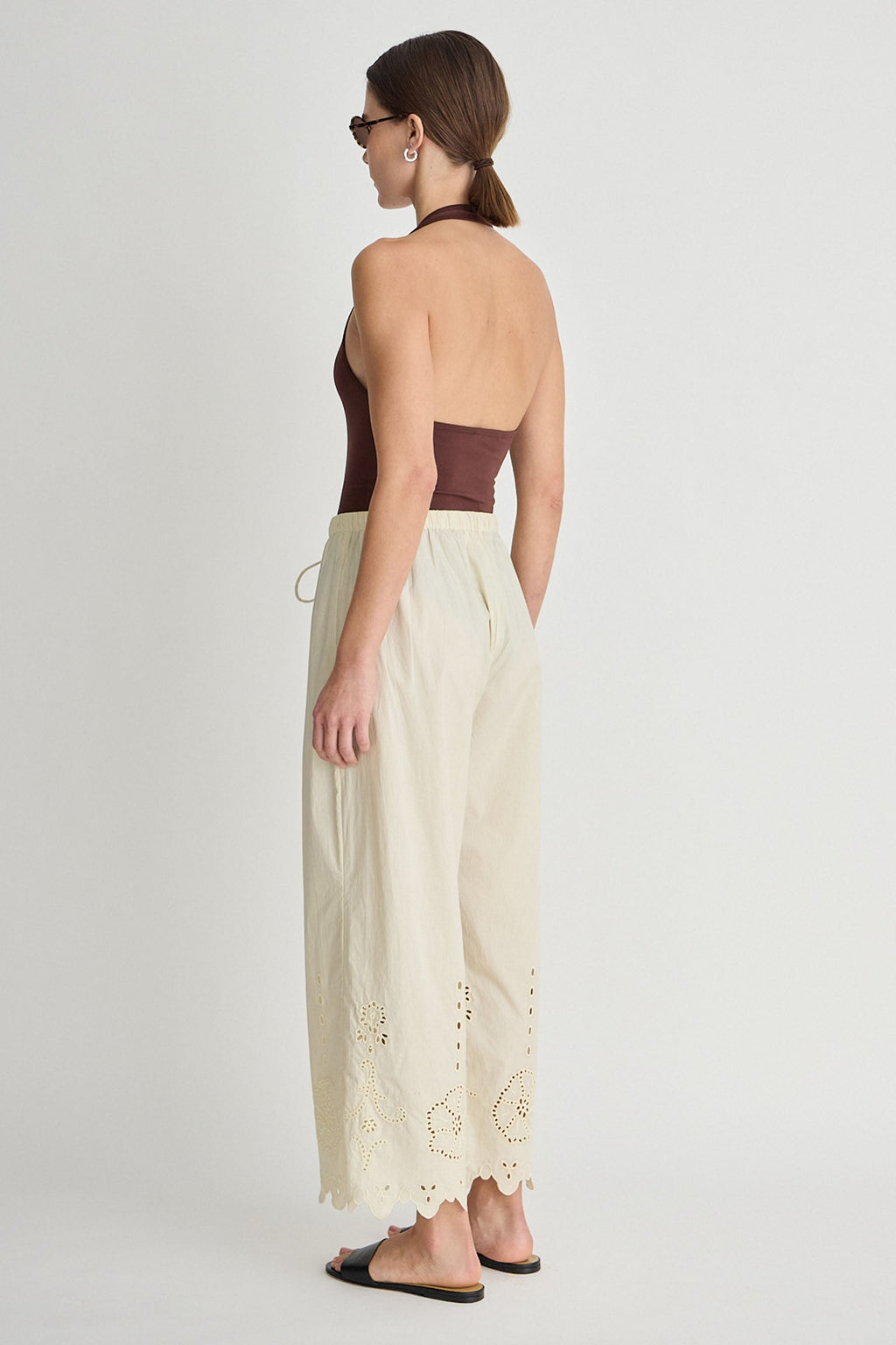 EMBROIDERED KARI PULL ON PANT Apiece Apart