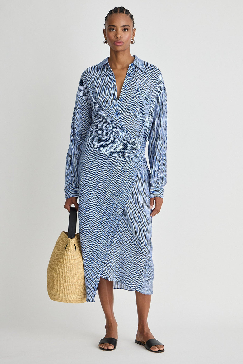 AIRY ALEXIA WRAP DRESS Apiece Apart