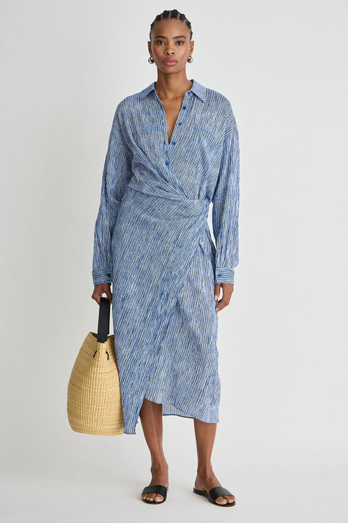 AIRY ALEXIA WRAP DRESS Apiece Apart