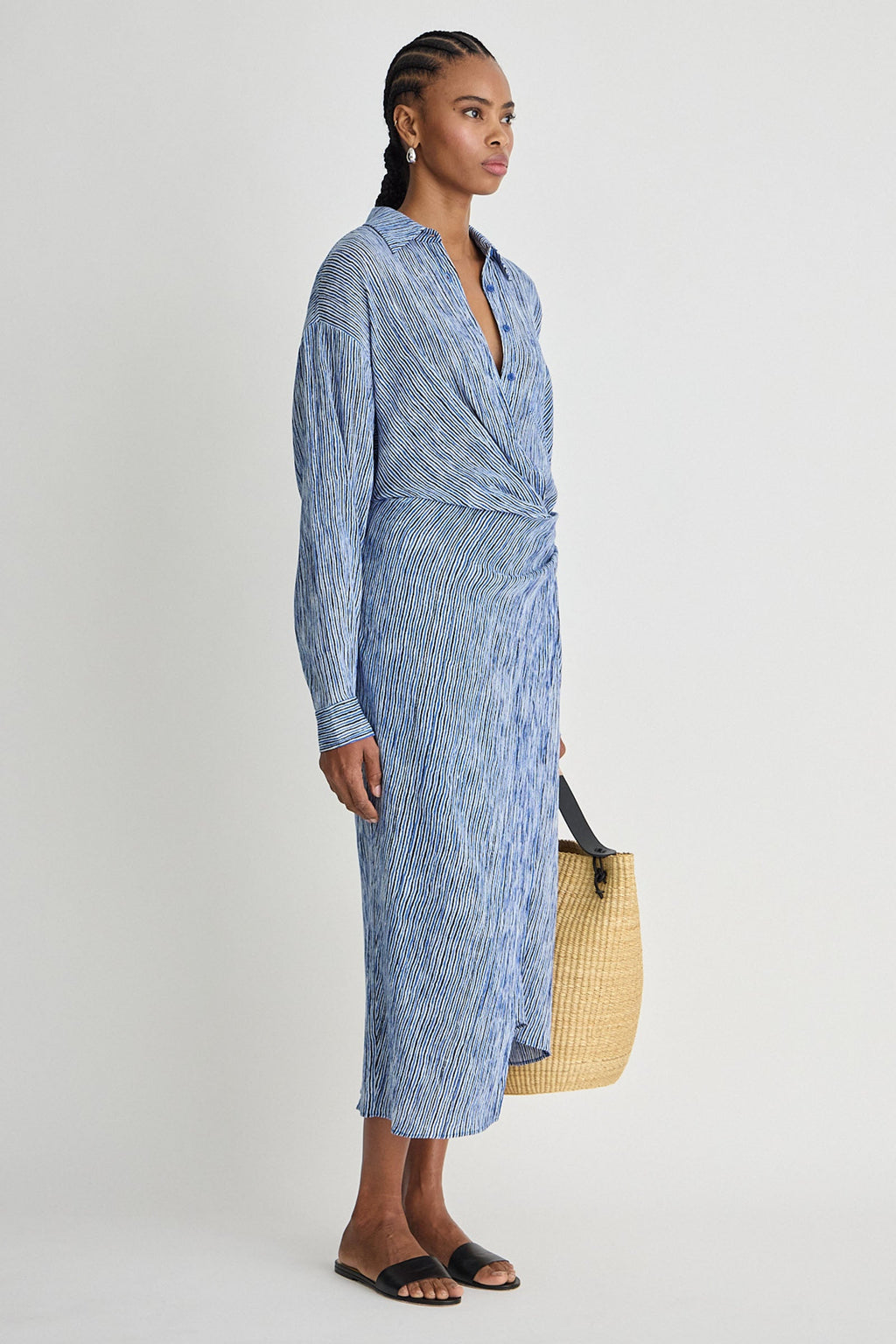 AIRY ALEXIA WRAP DRESS Apiece Apart