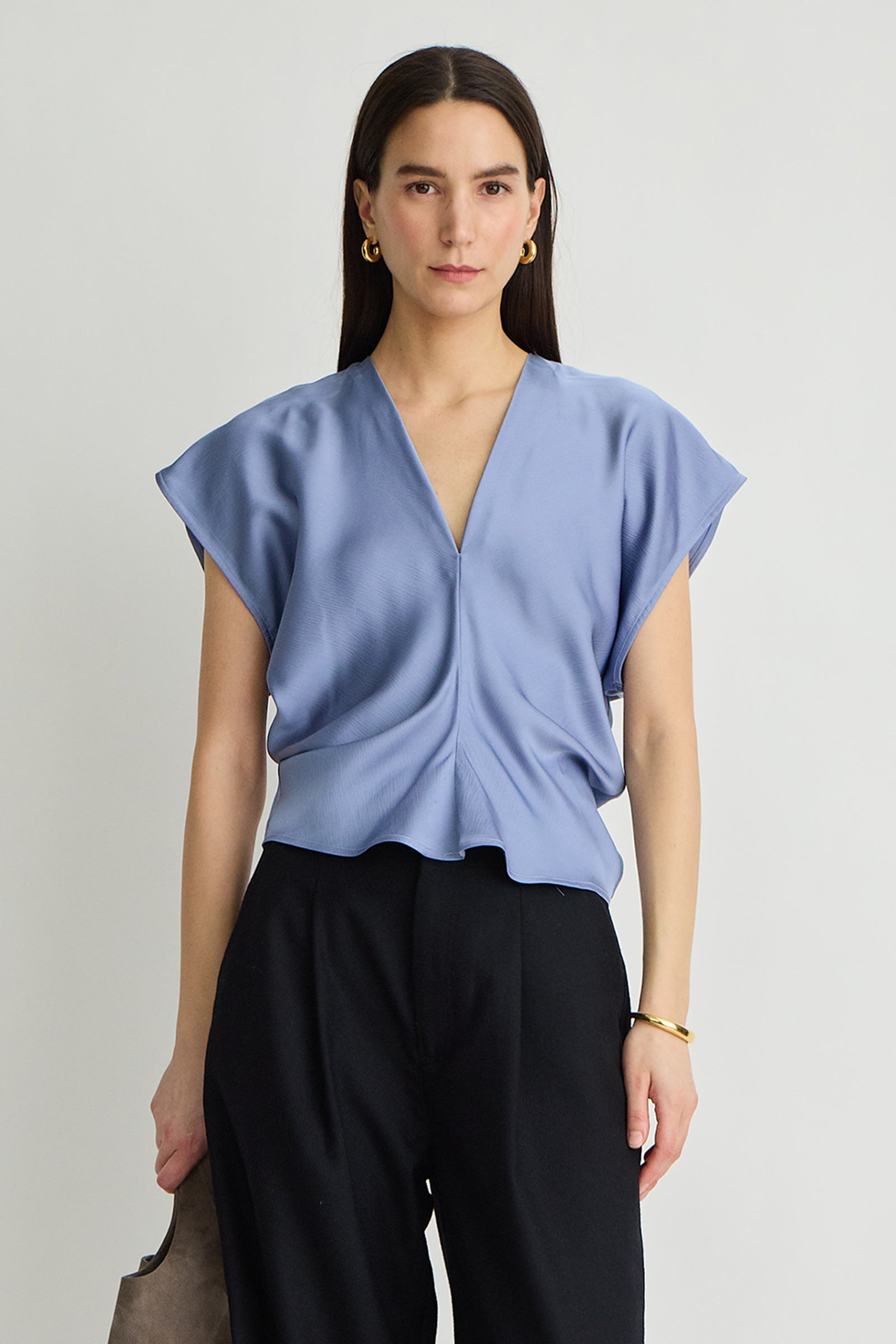 MONDE DRAPE BIAS TOP Apiece Apart