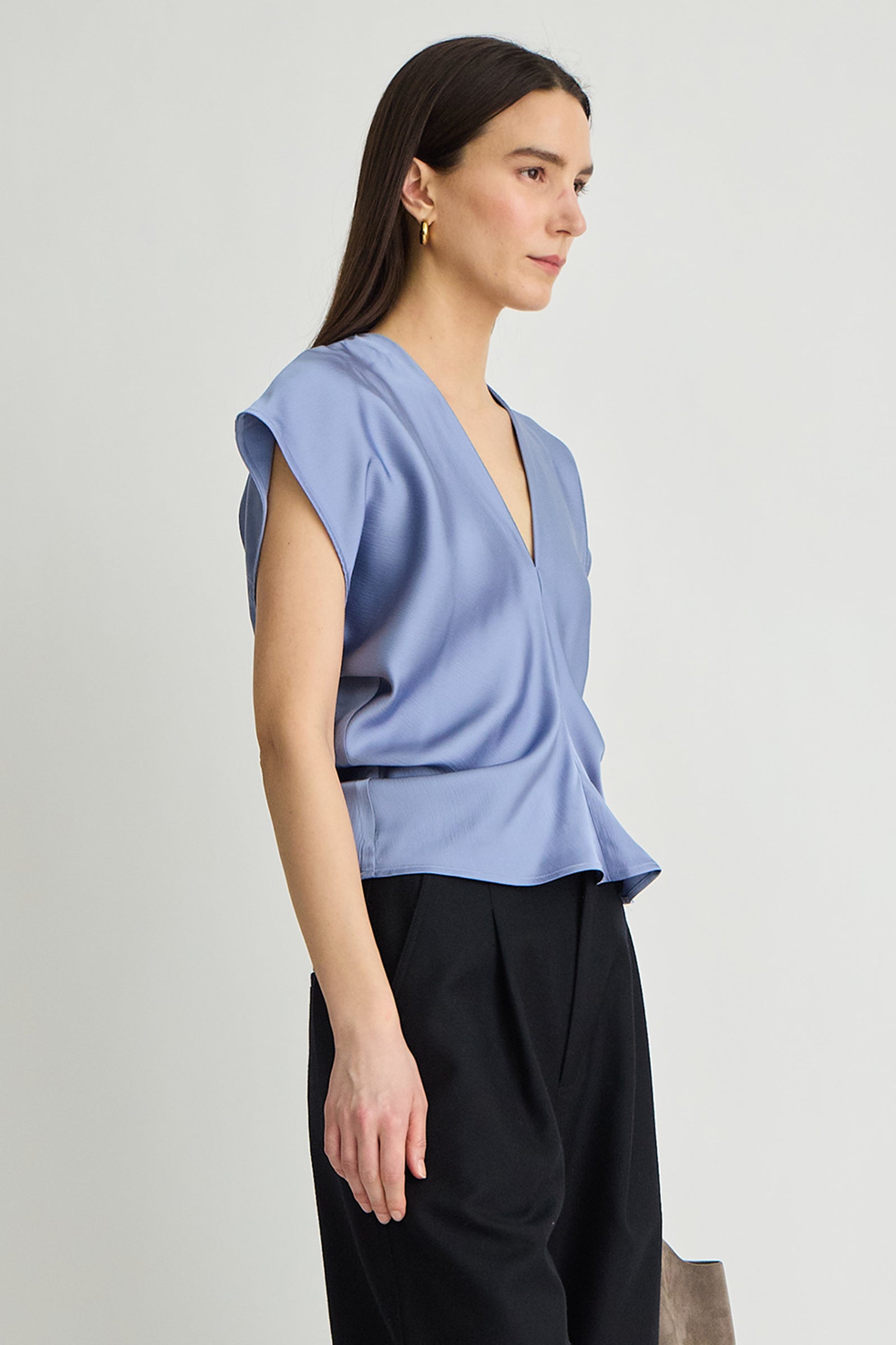 MONDE DRAPE BIAS TOP Apiece Apart