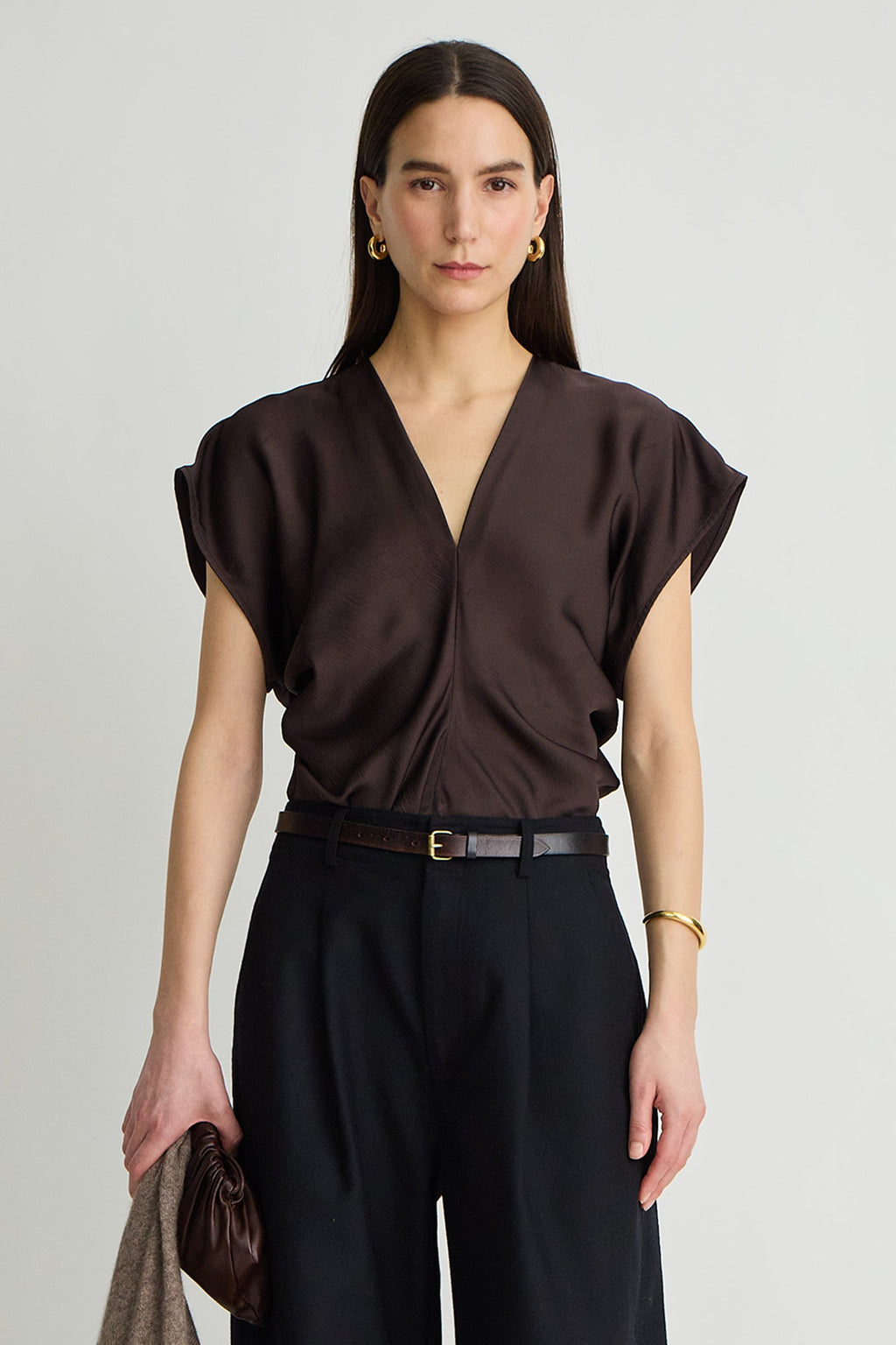MONDE DRAPE BIAS TOP Apiece Apart