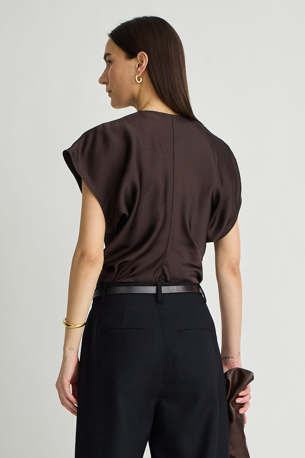 MONDE DRAPE BIAS TOP Apiece Apart
