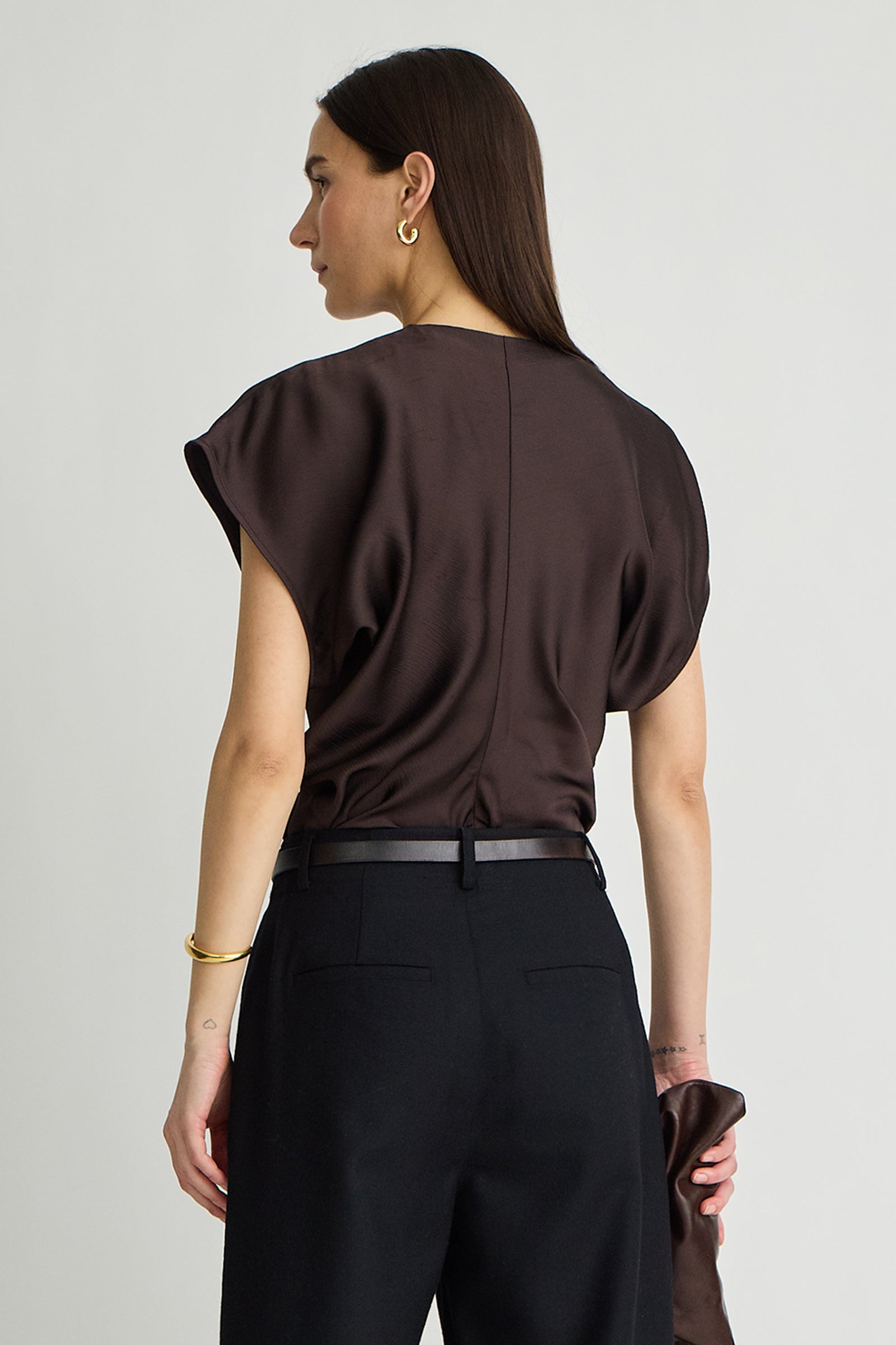 MONDE DRAPE BIAS TOP Apiece Apart