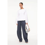 White Smoke Staud Tommy Beaded Bag Pop Sardines