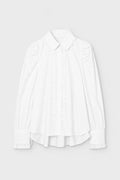 Poplin Romantic Shirt with Rhinestone Details