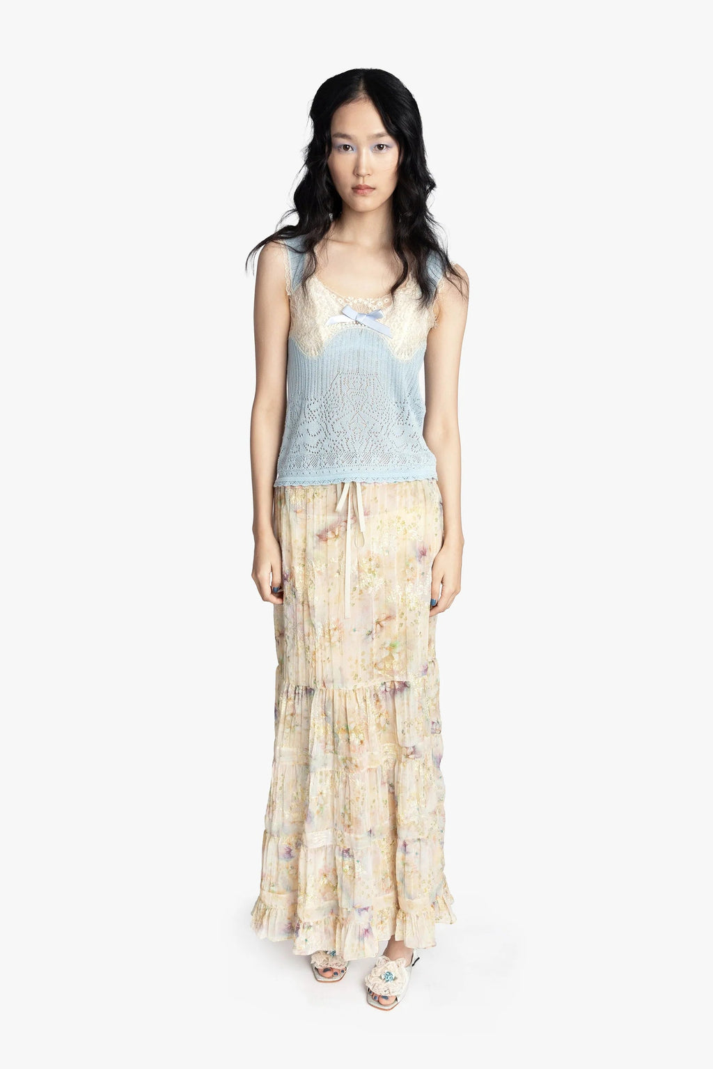 Lingerie Lace Knit Camisole Anna Sui