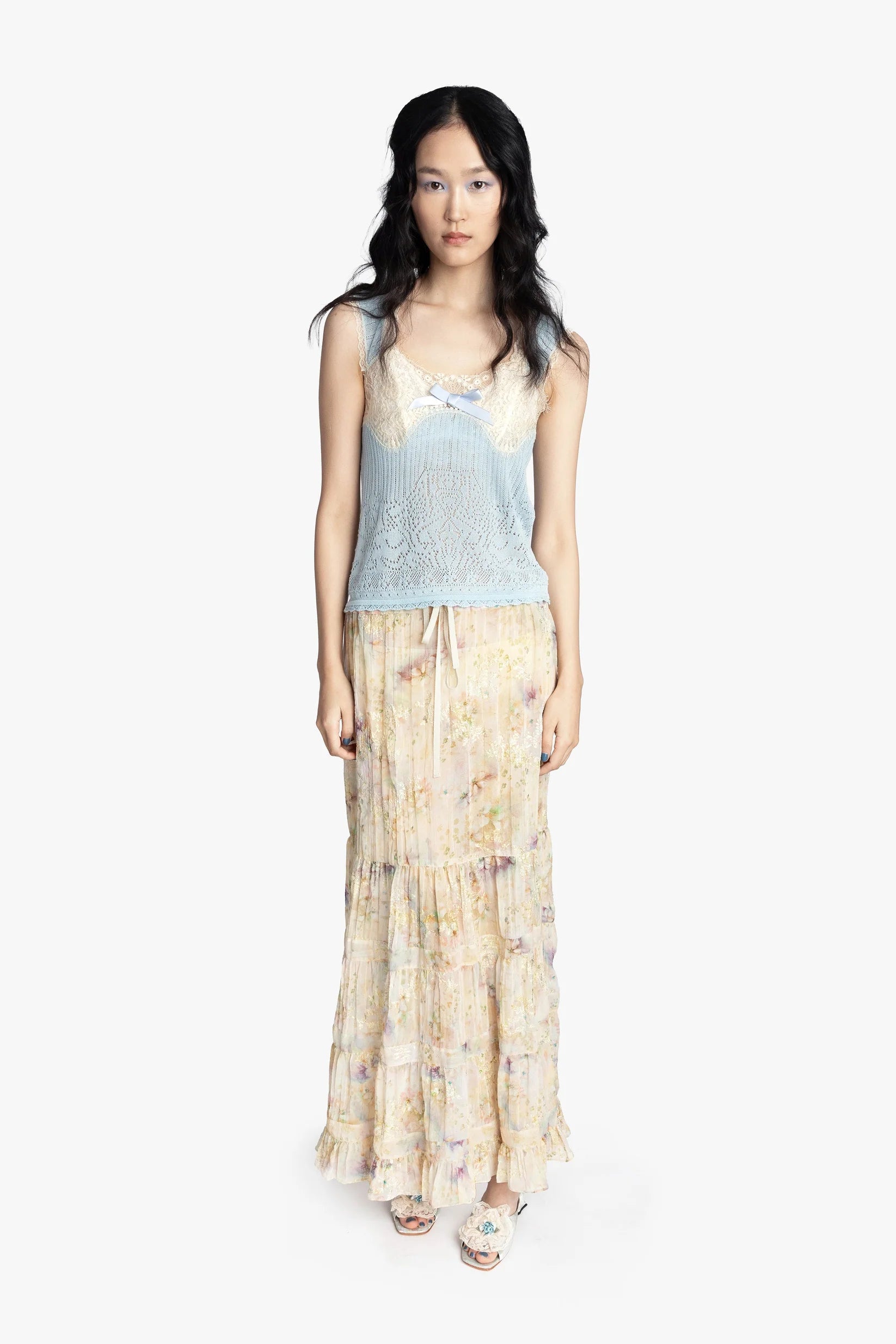 Lingerie Lace Knit Camisole Anna Sui