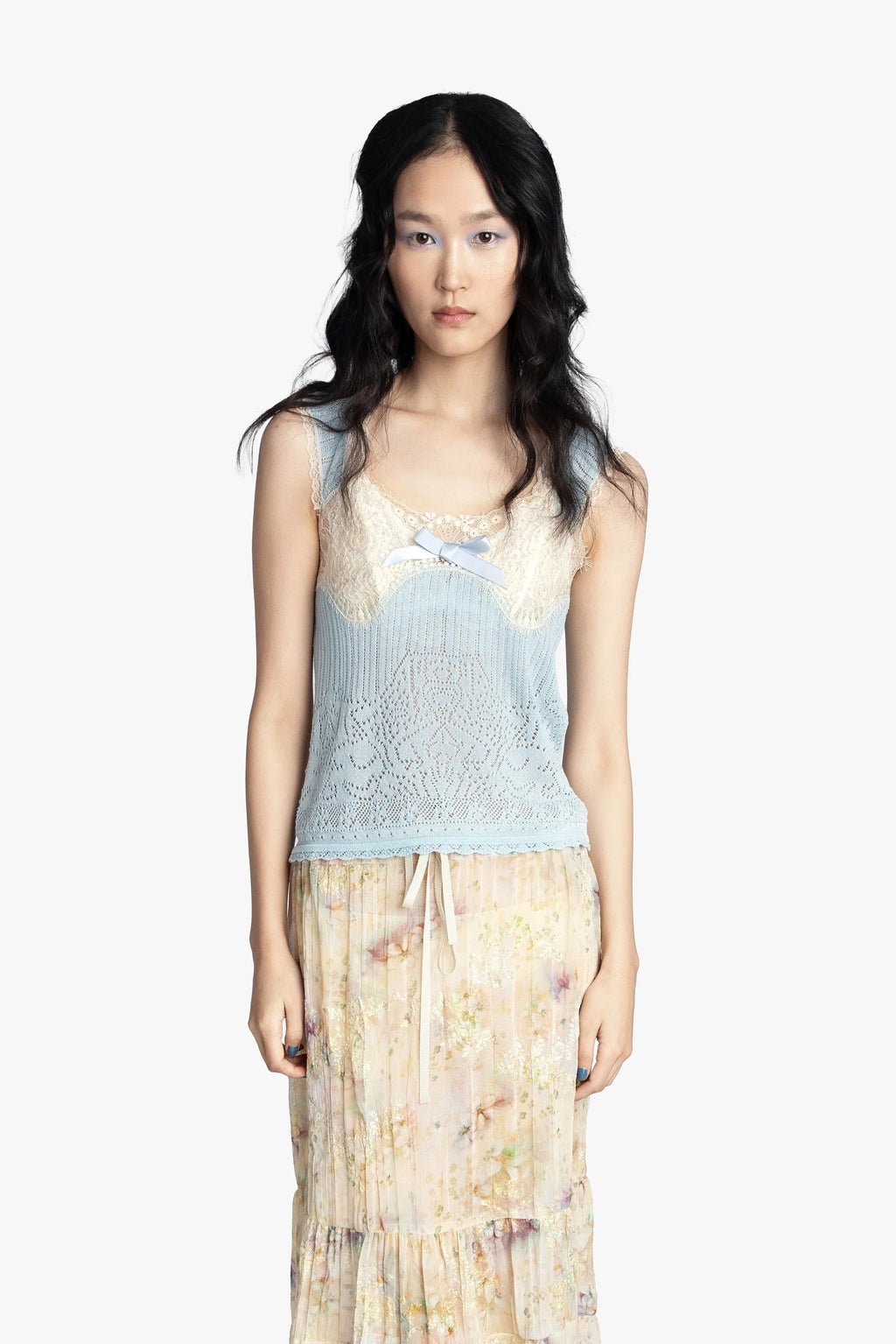Lingerie Lace Knit Camisole Anna Sui