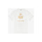 White Smoke Etolie Zewel Linen T-Shirt White Light Gold