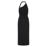 Rebecca Vallance Aria Halter Midi Black - Primm's