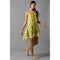 Light Slate Gray High Low Halter Dress Lemon Poppy