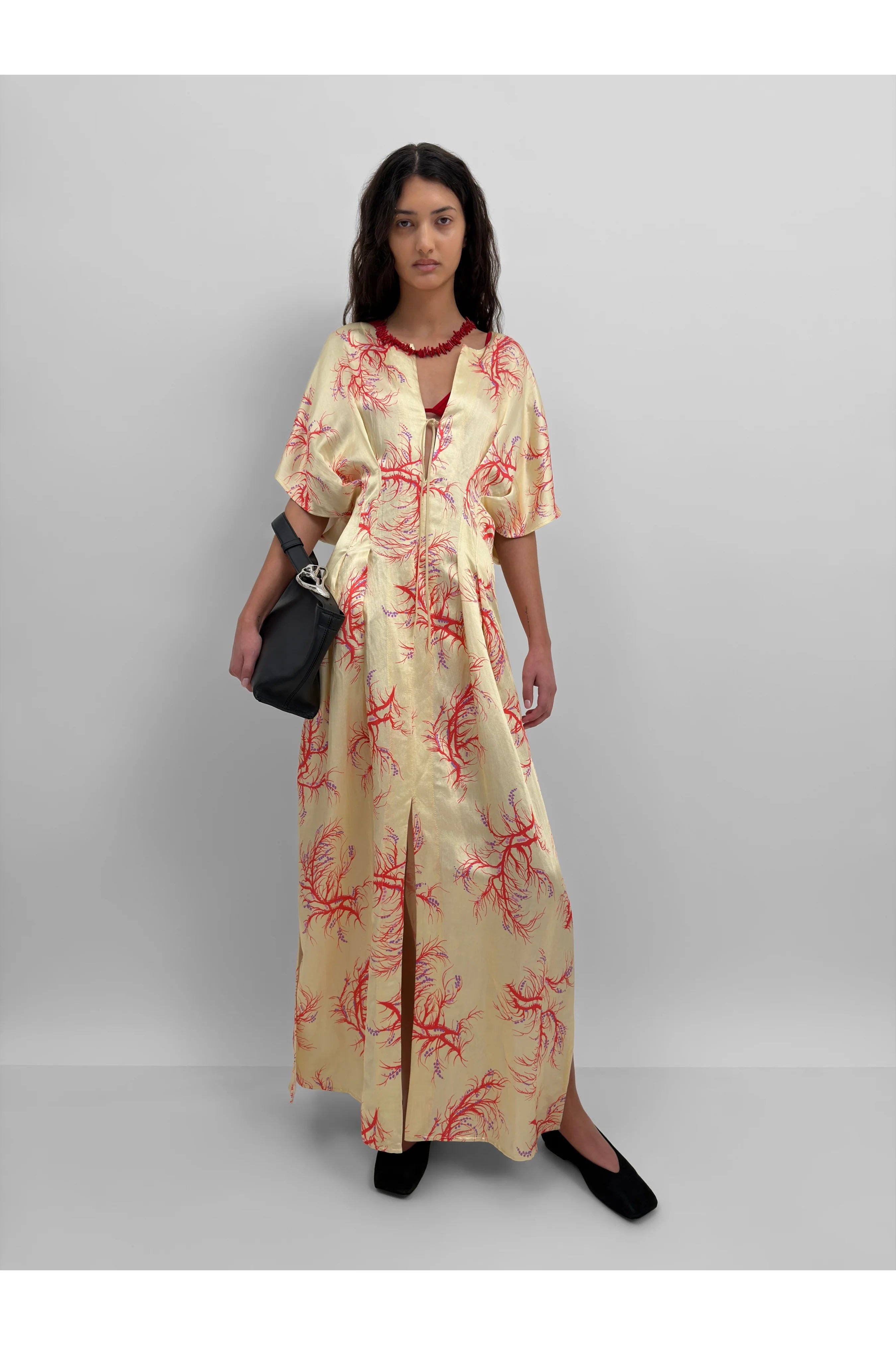The Kylie maxi dress in Seaweed Rodebjer