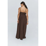 Light Gray Marle Lennon Dress Chocolate