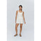 Light Gray Alisa Short Ivory/Sangria Stripe