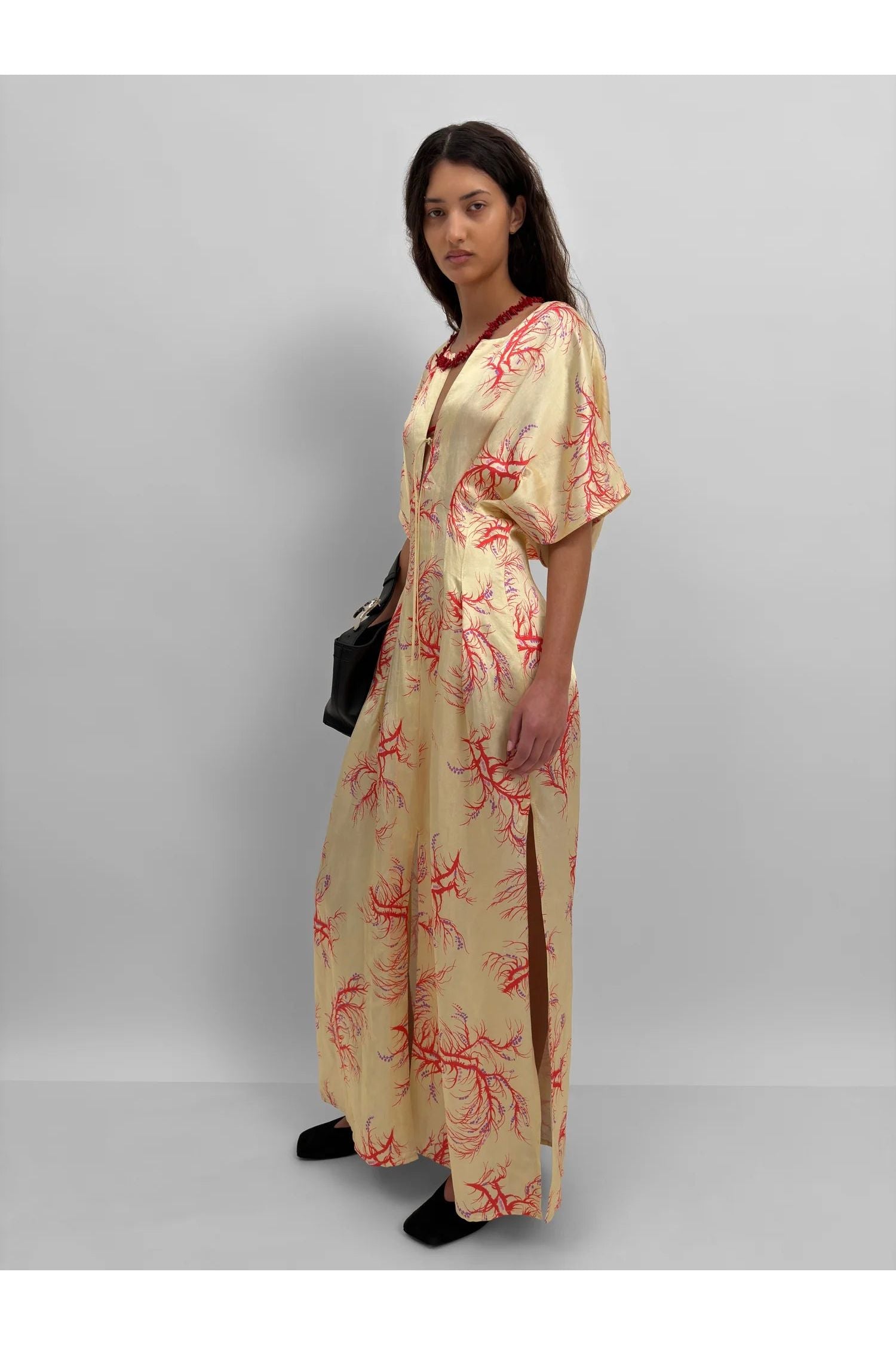The Kylie maxi dress in Seaweed Rodebjer