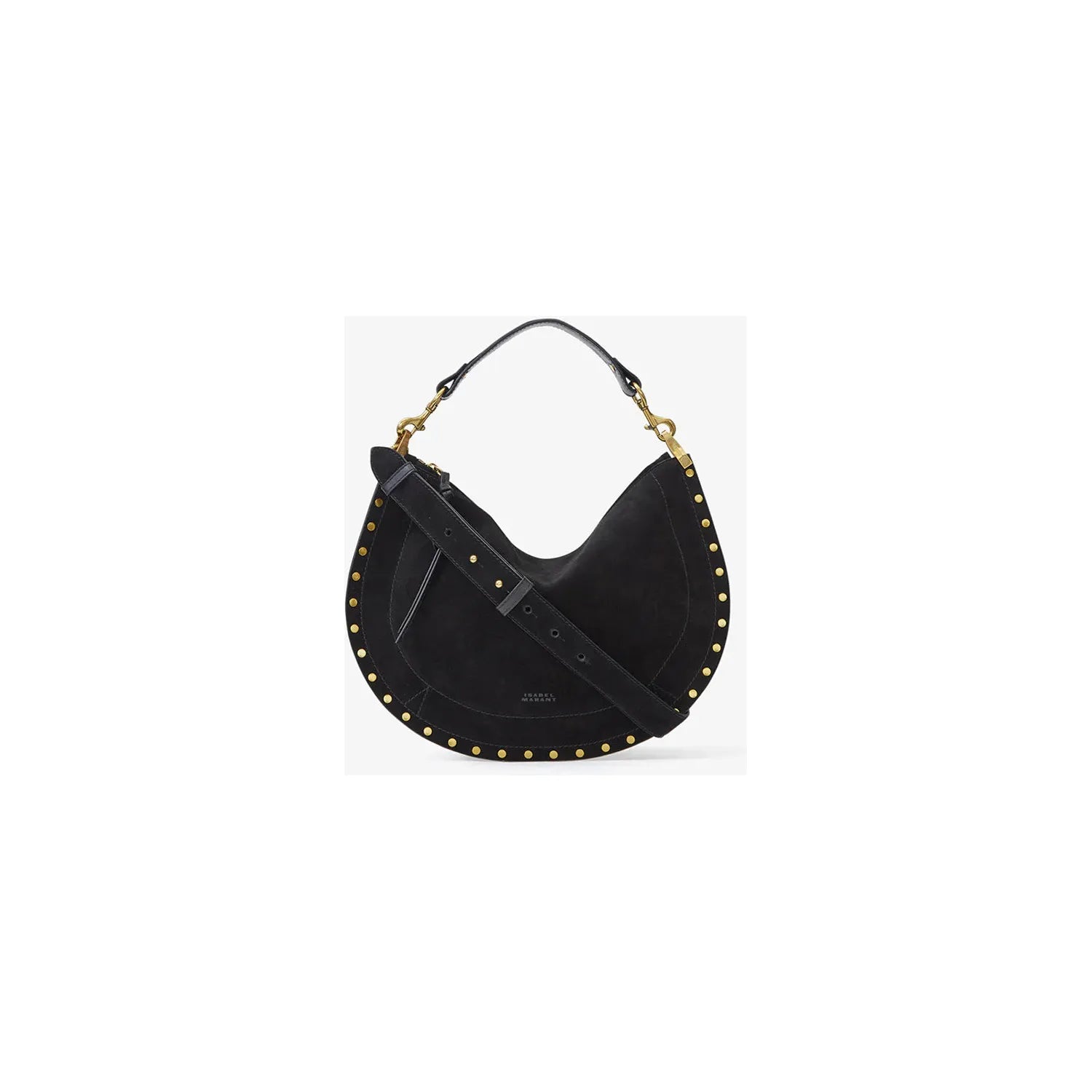 White Smoke Isabel Marant Oskan Soft Zip Black
