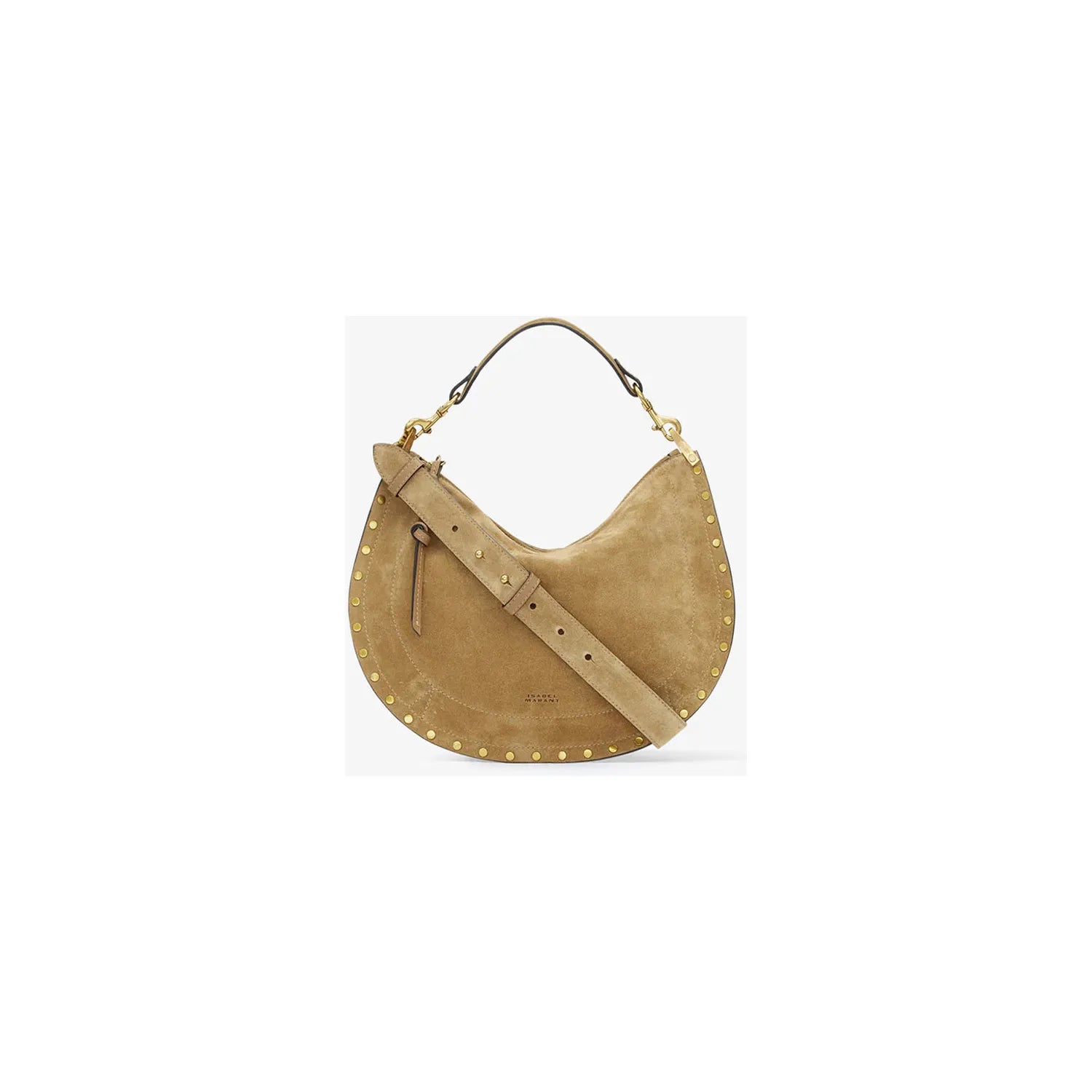 White Smoke Isabel Marant Oskan Soft Zip Taupe