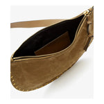 Saddle Brown Isabel Marant Oskan Soft Zip Taupe