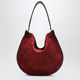 Isabel Marant Oskan Soft Berry Suede Hobo Bag
